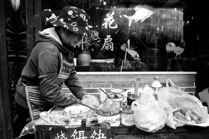 Street food in Dali, Yunnan, China