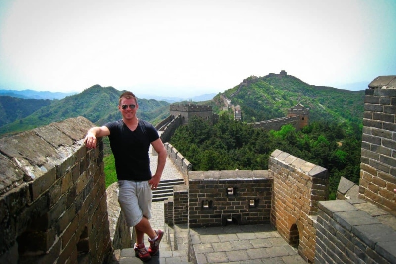Jeremy on the Great Wall