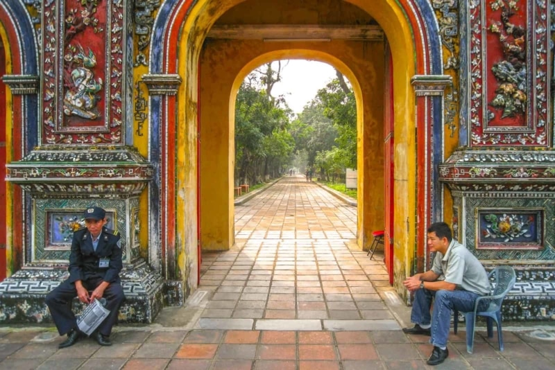 Traveling the world. Imperial City, Hue, Vietnam.