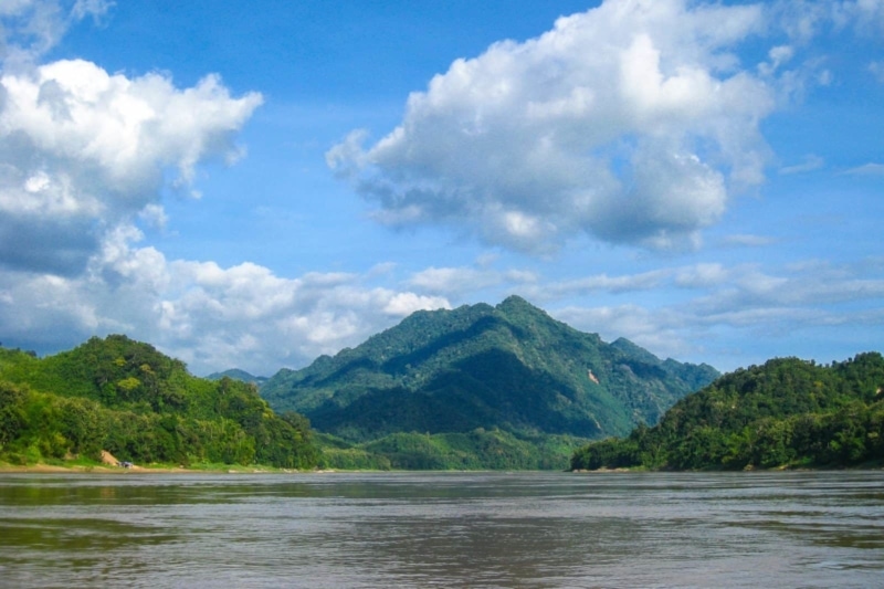 Scenic on the Mekong River