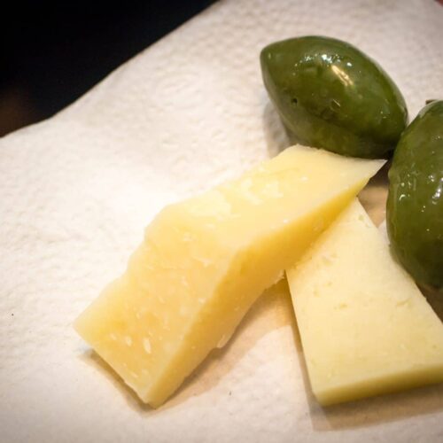 Moliterno Cheese and Cerignola Olives