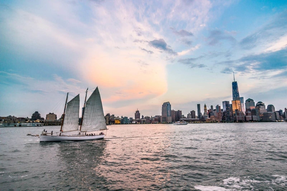 Sailing in New York.