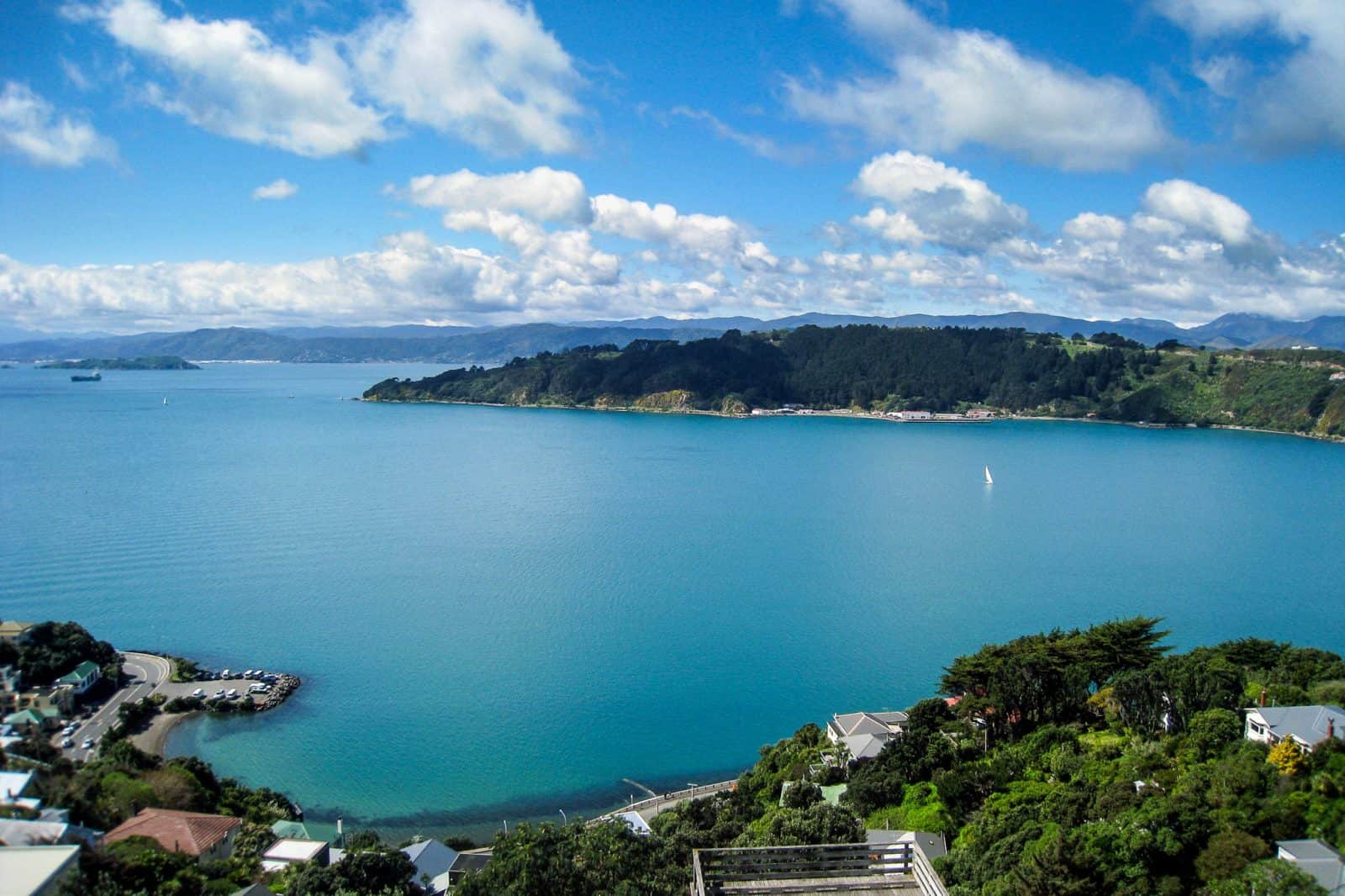 Wellington Harbor in Wellington, NZ