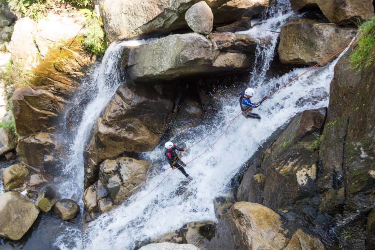 Canyoning in Medellin, Colombia
