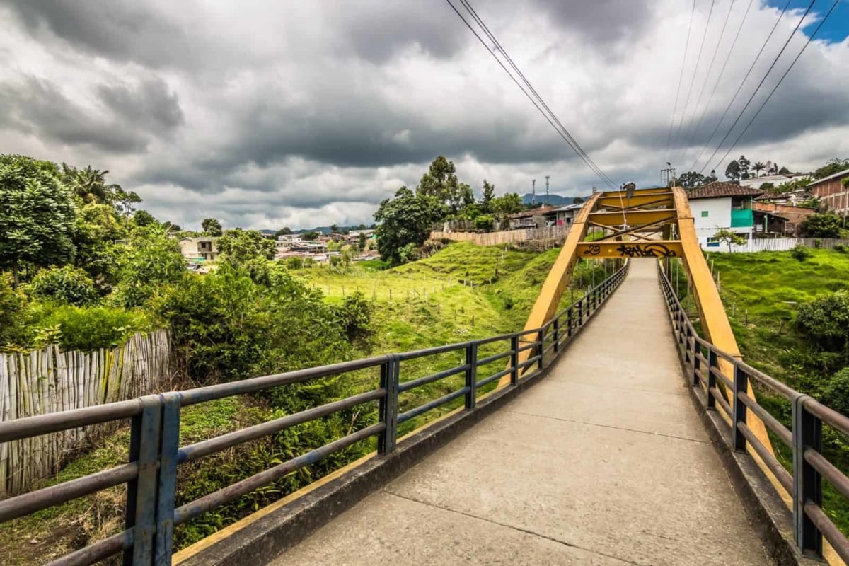 Yellow Bridge, Salento, Colombia