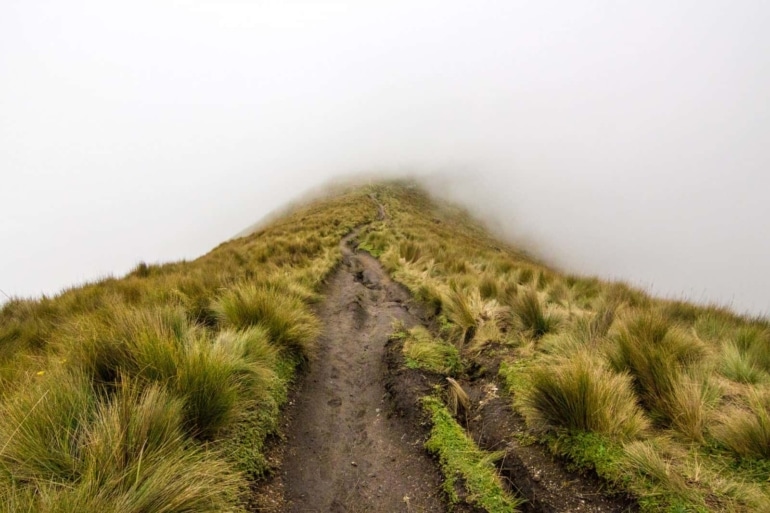Hiking 15,407ft in a Hailstorm to the Top of the Pichincha Volcano in Ecuador