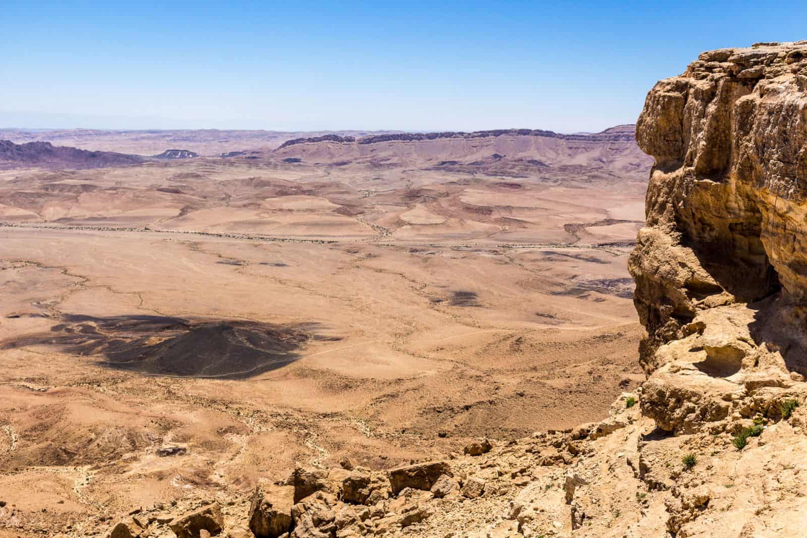Inside the Ramon Crater