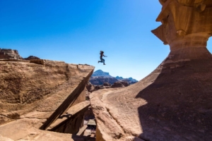 Breaking the Rules in Petra, Jordan: Free Climbing to the Top of the Monastery
