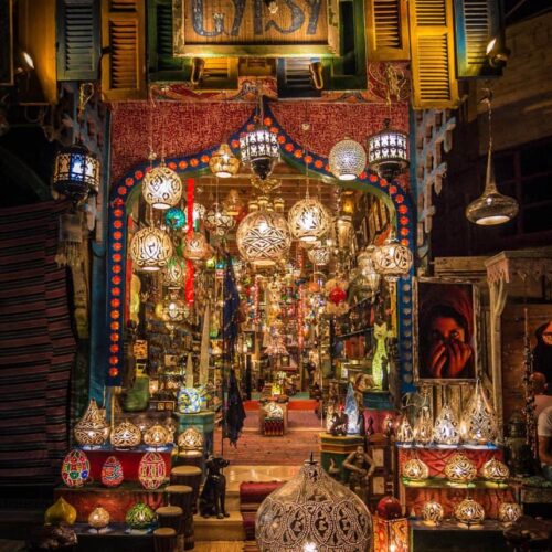 Lantern Shop in Dahab, Egypt.