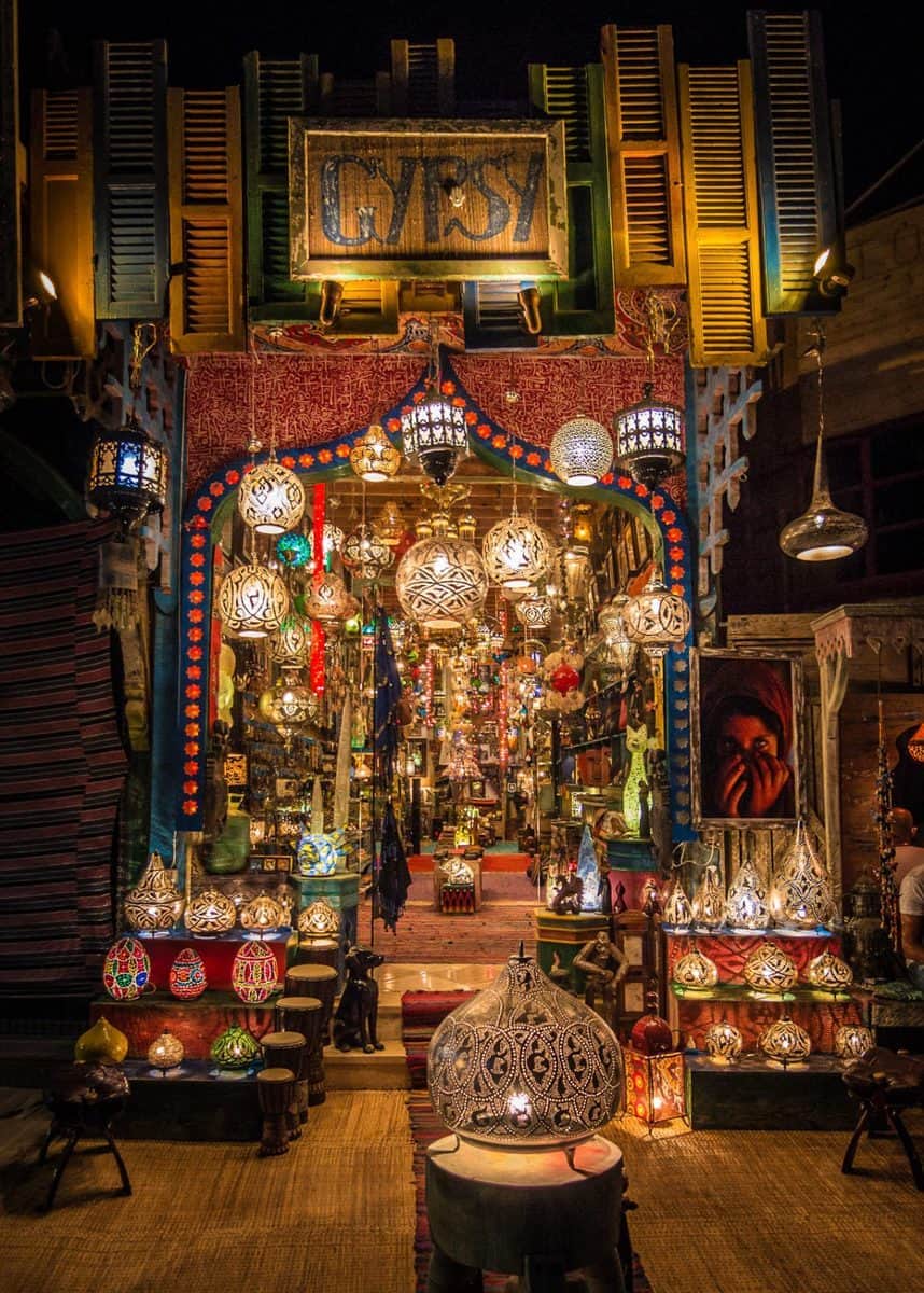 Lantern Shop in Dahab, Egypt.