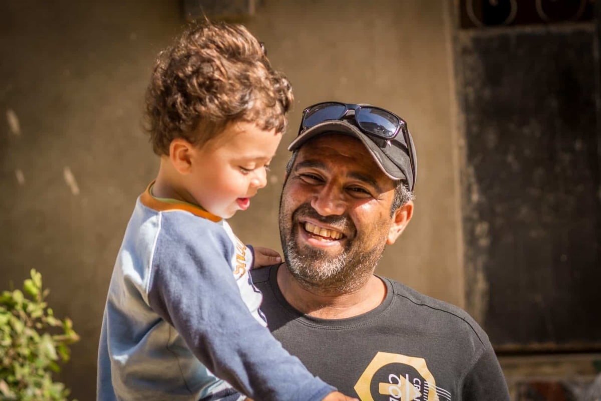 Rami Elshaer and his son, Loai
