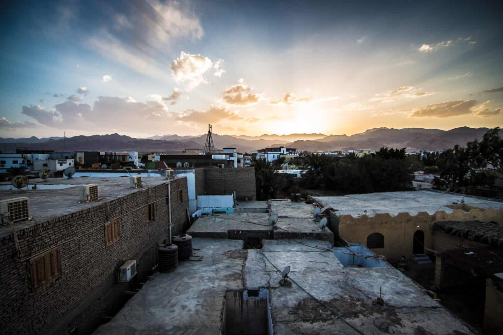 Sunset in Dahab, Egypt