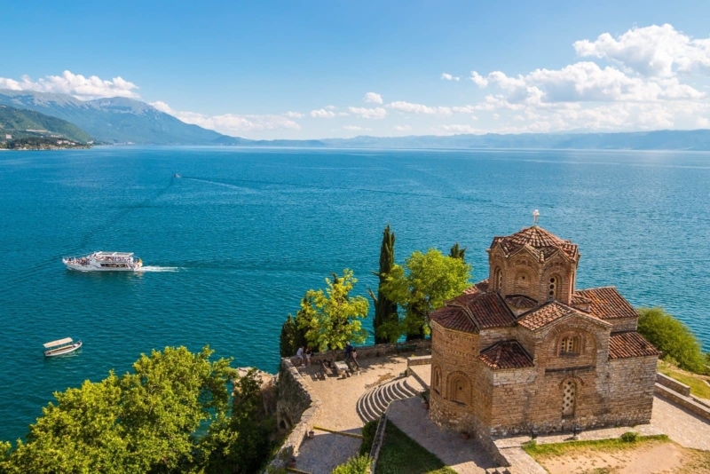 The Church of St. John at Kaneo. Ohrid, Macedonia.