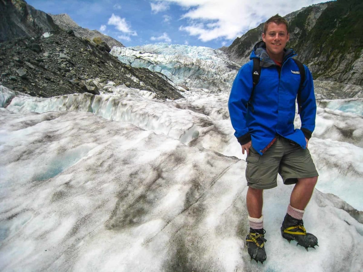 Hiking the Franz Josef Glacier in New Zealand