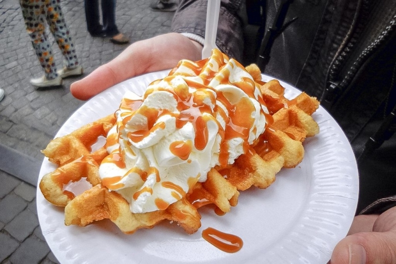 A typical Liege waffle.
