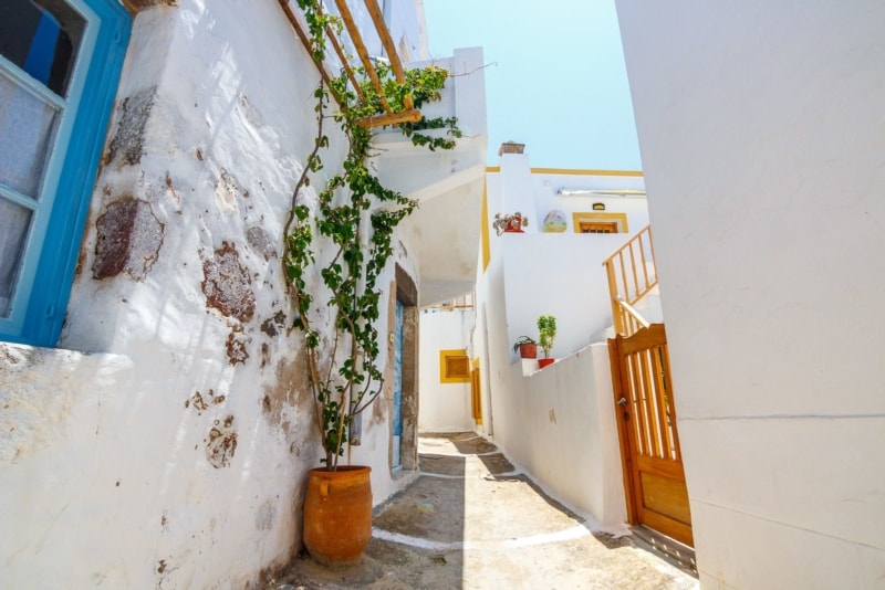 Exploring the old towns of Milos, Greece
