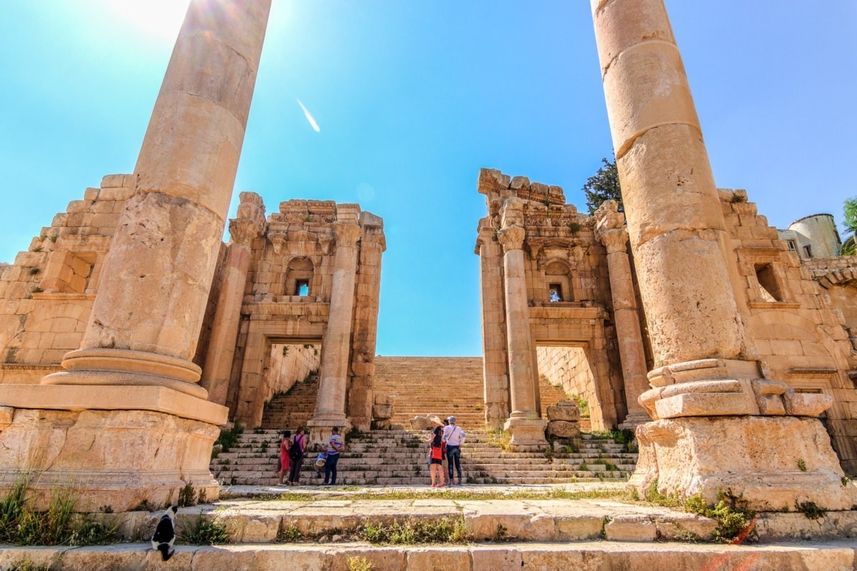 The ancient ruins of Jerash in Amman, Jordan