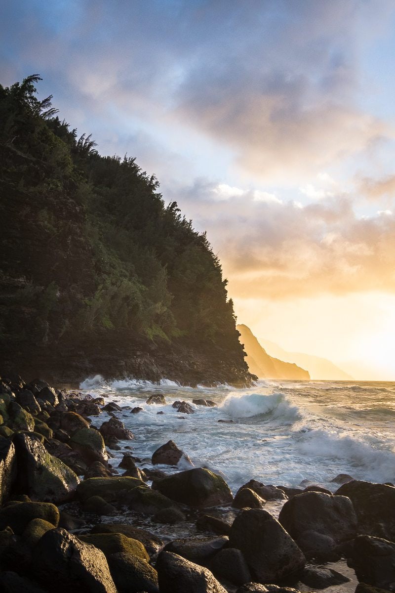 Sunset on Kauai, Hawaii