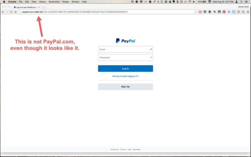 Not PayPal
