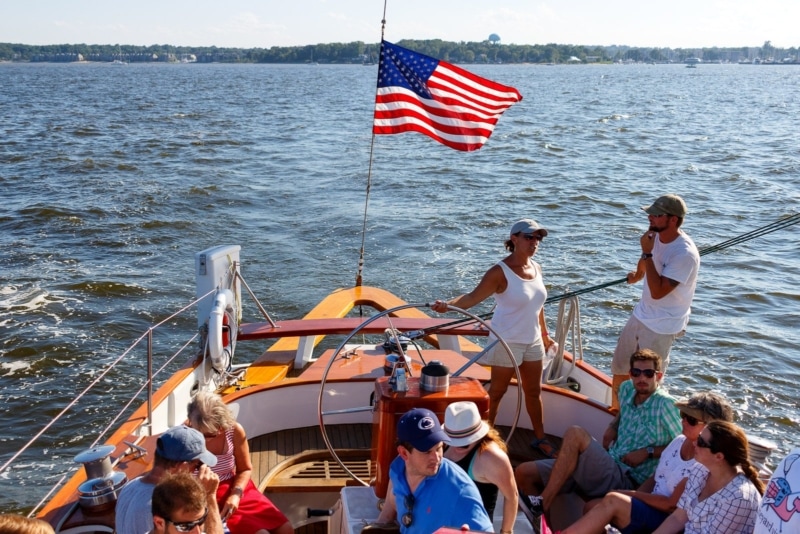 Onboard the Schooner Woodwind in Annapolis, MD