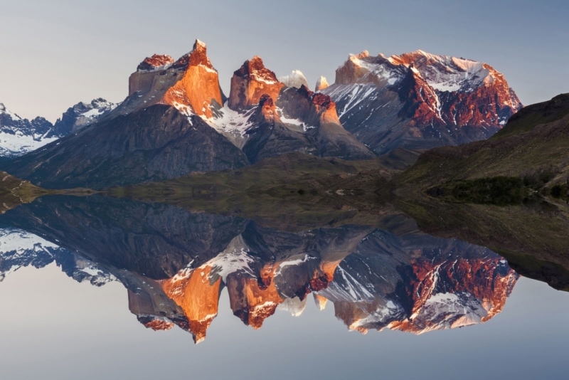 Reflections of Torres del Paine