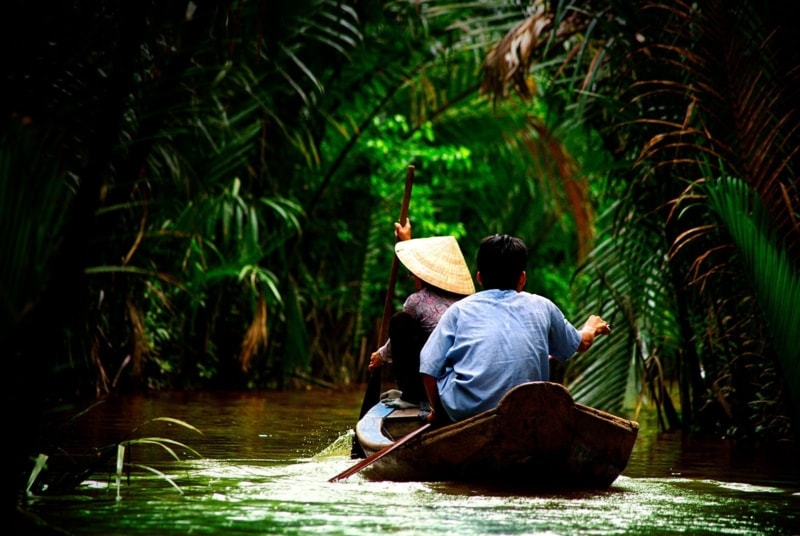 Riding on the Mekong Delta