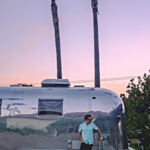 Found a sweet Airstream on my Pacific Coast Highway road trip