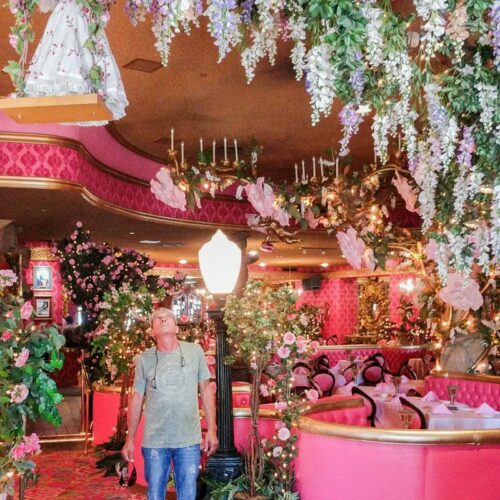 Inside The Madonna Inn on the Pacific Coast Highway.