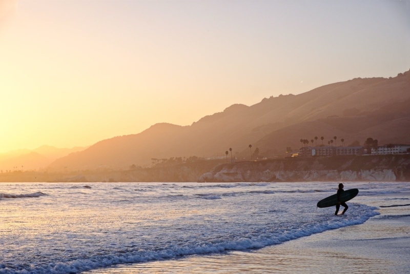 Pismo Beach is along the Pacific Coast Highway in California