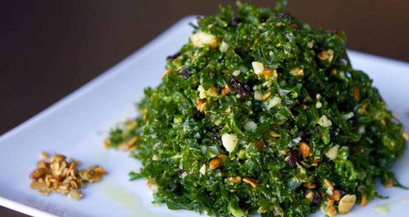 Kale salad from Posana, one of Asheville's best restaurants