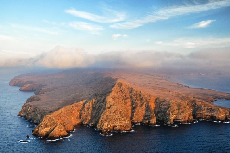 Santa Cruz Island, the largest of Santa Barbara's Channel Islands