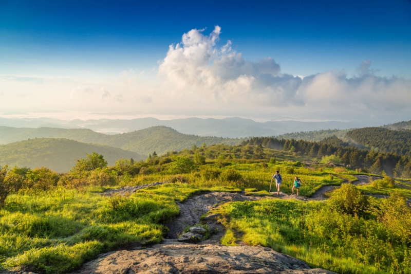 The Black Balsam hike in Asheville.