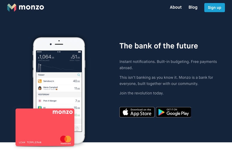 Monzo is an excellent bank account for UK travelers, but there is currently a waitlist to get an account