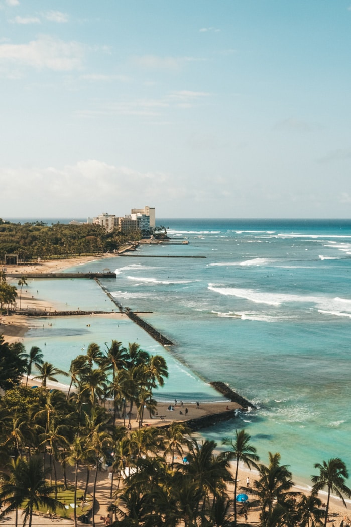 Waikiki beach view