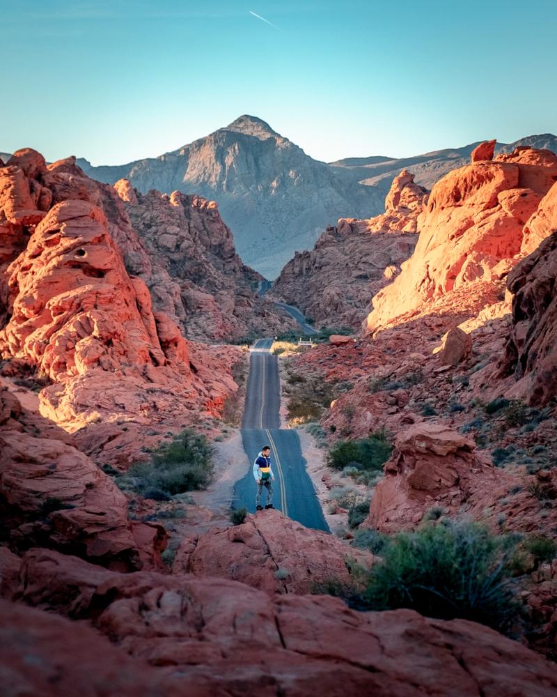 The famous Valley of Fire, just east of Las Vegas and outside the Death Valley National Park