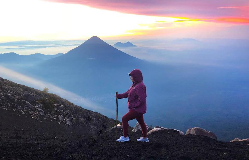 Hiking the Acatenango Volcano outside Antigua in Guatemala