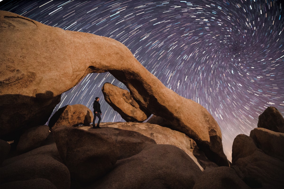 Starry Skies at Arch Rock