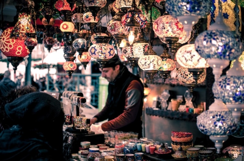 Lanterns Bazaar Morocco