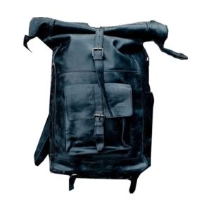 Parker Backpack - Full Grain Leather - Black Onyx (Black)