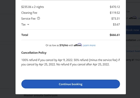 Vrbo fees