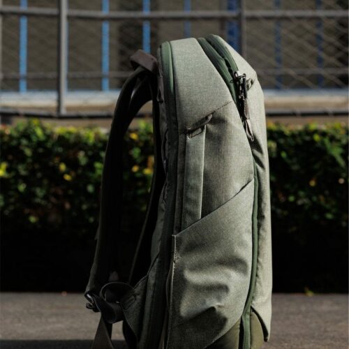 peak design travel backpack collapsed