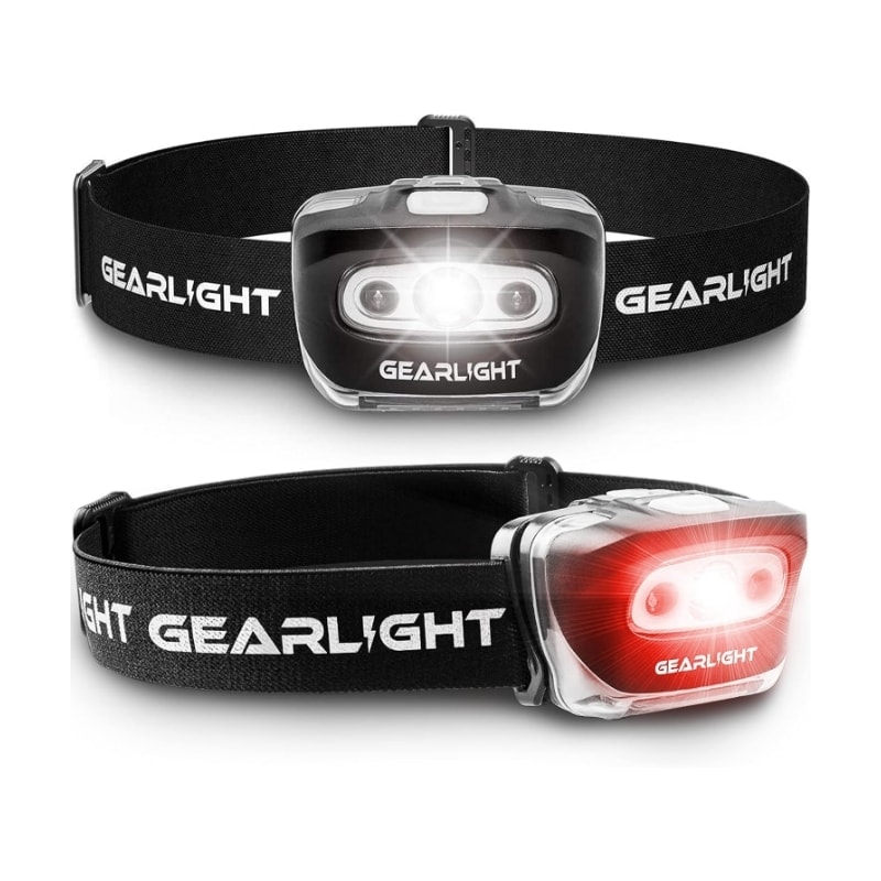 GearLight 2-Pack LED Headlamp